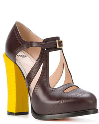 dunkelbraune Pumps von Fendi