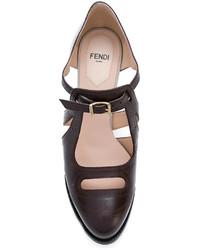 dunkelbraune Pumps von Fendi