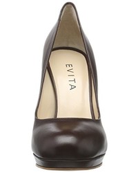 dunkelbraune Pumps von Evita Shoes
