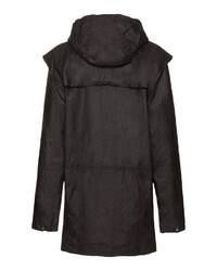 dunkelbraune Regenjacke von Barbour