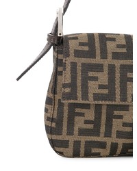 dunkelbraune Satchel-Tasche von Fendi Vintage