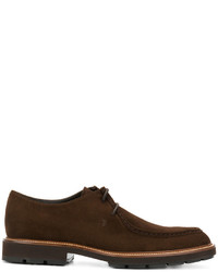 dunkelbraune Schuhe aus Wildleder von Tod's