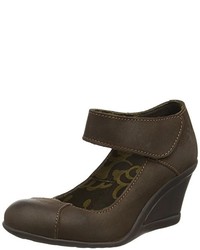 dunkelbraune Schuhe von Fly London