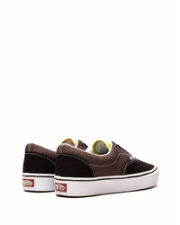 dunkelbraune Segeltuch niedrige Sneakers von Vans