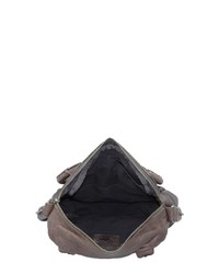 dunkelbraune Shopper Tasche aus Leder von Billy The Kid