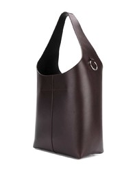 dunkelbraune Shopper Tasche aus Leder von Alexander Wang