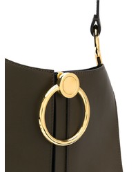 dunkelbraune Shopper Tasche aus Leder von Marni