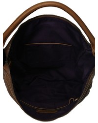 dunkelbraune Shopper Tasche aus Leder von FREDsBRUDER