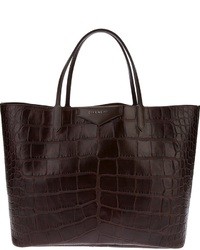 dunkelbraune Shopper Tasche aus Leder von Givenchy