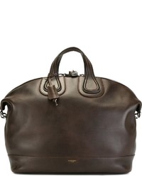 dunkelbraune Shopper Tasche aus Leder von Givenchy