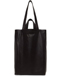 dunkelbraune Shopper Tasche aus Leder von Marsèll