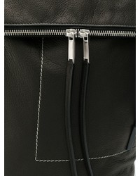 dunkelbraune Shopper Tasche aus Leder von Rick Owens
