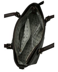 dunkelbraune Shopper Tasche aus Leder von MERCH MASHIAH
