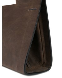 dunkelbraune Shopper Tasche aus Leder von Cecchi De Rossi