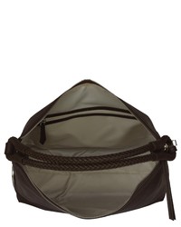 dunkelbraune Shopper Tasche aus Leder von SILVIO TOSSI