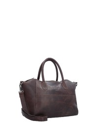 dunkelbraune Shopper Tasche aus Leder von The Chesterfield Brand