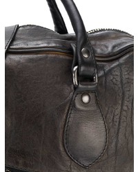 dunkelbraune Shopper Tasche aus Leder von Numero 10