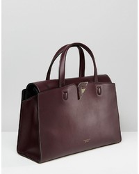 dunkelbraune Shopper Tasche von Fiorelli