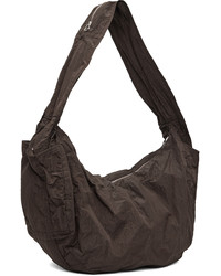 dunkelbraune Shopper Tasche von Omar Afridi