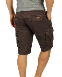 dunkelbraune Shorts von INDICODE