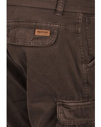 dunkelbraune Shorts von INDICODE