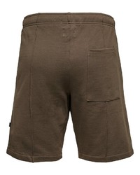 dunkelbraune Shorts von Selected Homme