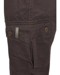 dunkelbraune Shorts von Solid