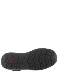dunkelbraune Slip-On Sneakers aus Leder von Rieker
