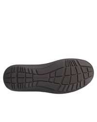 dunkelbraune Slip-On Sneakers aus Leder von Waldläufer