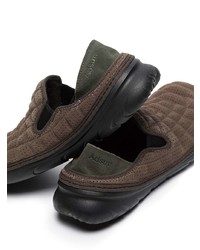 dunkelbraune Slip-On Sneakers aus Wildleder von Merrell