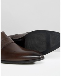 dunkelbraune Slipper von Hugo Boss