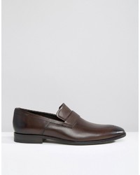 dunkelbraune Slipper von Hugo Boss