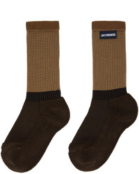 dunkelbraune Socken von Jacquemus