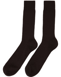 dunkelbraune Socken von Ernest W. Baker