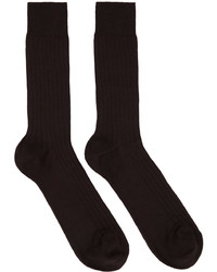 dunkelbraune Socken von Ernest W. Baker
