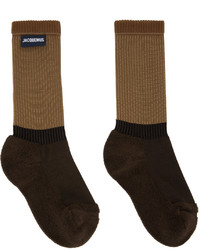 dunkelbraune Socken von Jacquemus