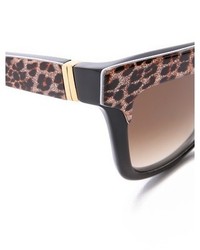dunkelbraune Sonnenbrille mit Leopardenmuster von Karlsson