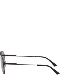 dunkelbraune Sonnenbrille von Bottega Veneta