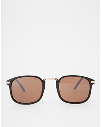 dunkelbraune Sonnenbrille von Asos