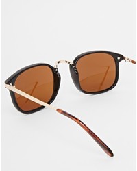 dunkelbraune Sonnenbrille von Asos