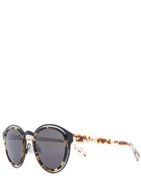 dunkelbraune Sonnenbrille von Christian Dior