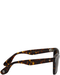 dunkelbraune Sonnenbrille von Brunello Cucinelli