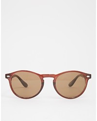 dunkelbraune Sonnenbrille von Selected