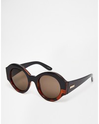 dunkelbraune Sonnenbrille von Le Specs