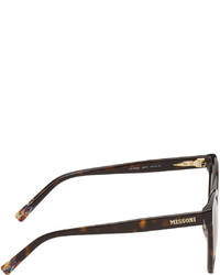 dunkelbraune Sonnenbrille von Missoni