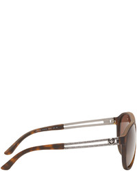 dunkelbraune Sonnenbrille von Versace