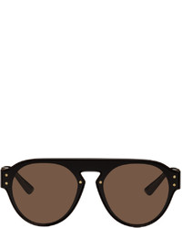 dunkelbraune Sonnenbrille von Versace