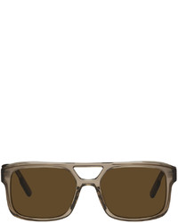 dunkelbraune Sonnenbrille von Zegna