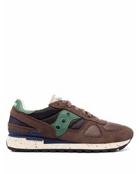 dunkelbraune Sportschuhe von Saucony