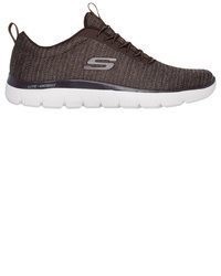 dunkelbraune Sportschuhe von Skechers